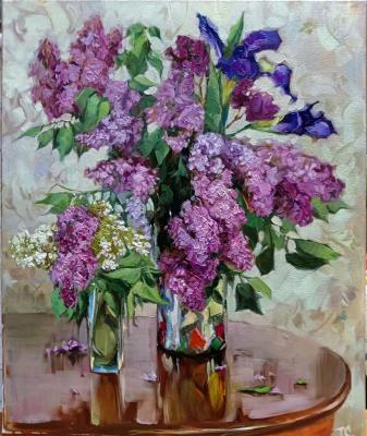 Lilac on the table (Beautiful Bouquet Of Lilac). Sedova Tatyana