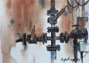Pipes and rust. Petrovskaya Irina