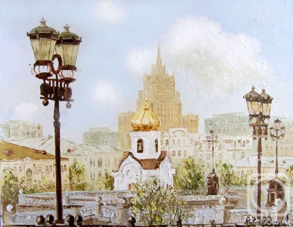 Radchinskiy Michail. Moscow. View from the Patriarch's Bridge