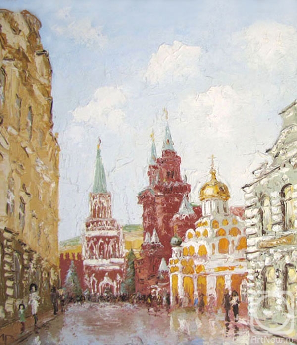 Radchinskiy Michail. Nikolskaya street, Moscow, Historical Museum, Kazan Cathedral
