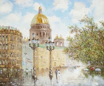 Petersburg. View from the Palace Square. Radchinskiy Michail