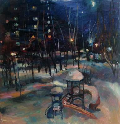 Winter Night. Sineva Svetlana