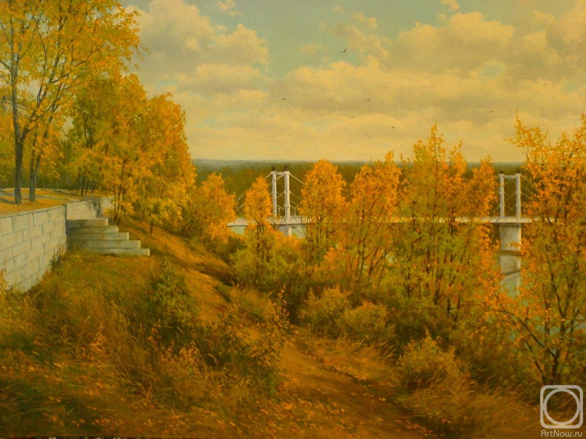 Zubkov Sergey. Autumn on the Ural River
