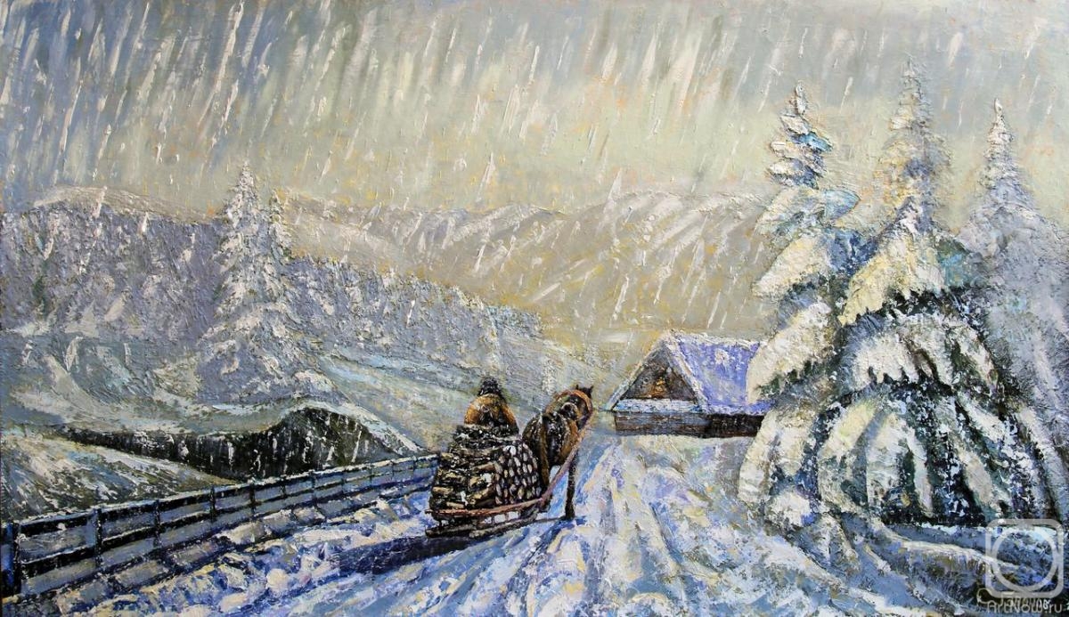Gaponov Sergey. Snow in the mountains