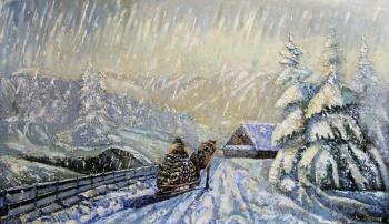 Snow in the mountains