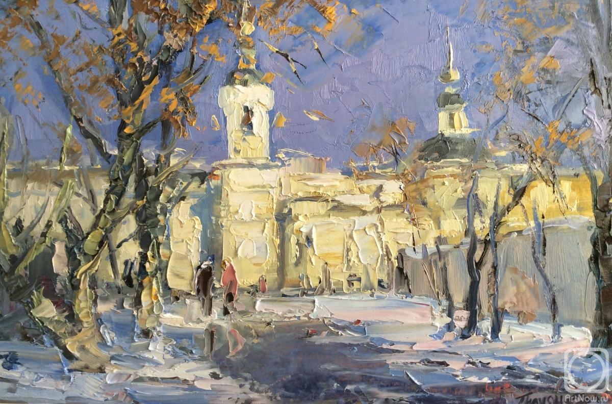 Poluyan Yelena. The charm of winter Moscow (Solyanka street)