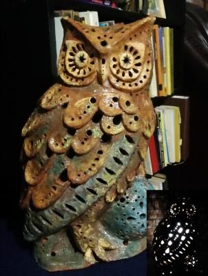 Owl-lamp (Interior Sculpture). Svetnenko Natalia