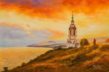 Illuminating the way to the ships ... Temple-lighthouse of St. Nicholas the Wonderworker (Lighting The Way). Romm Alexandr