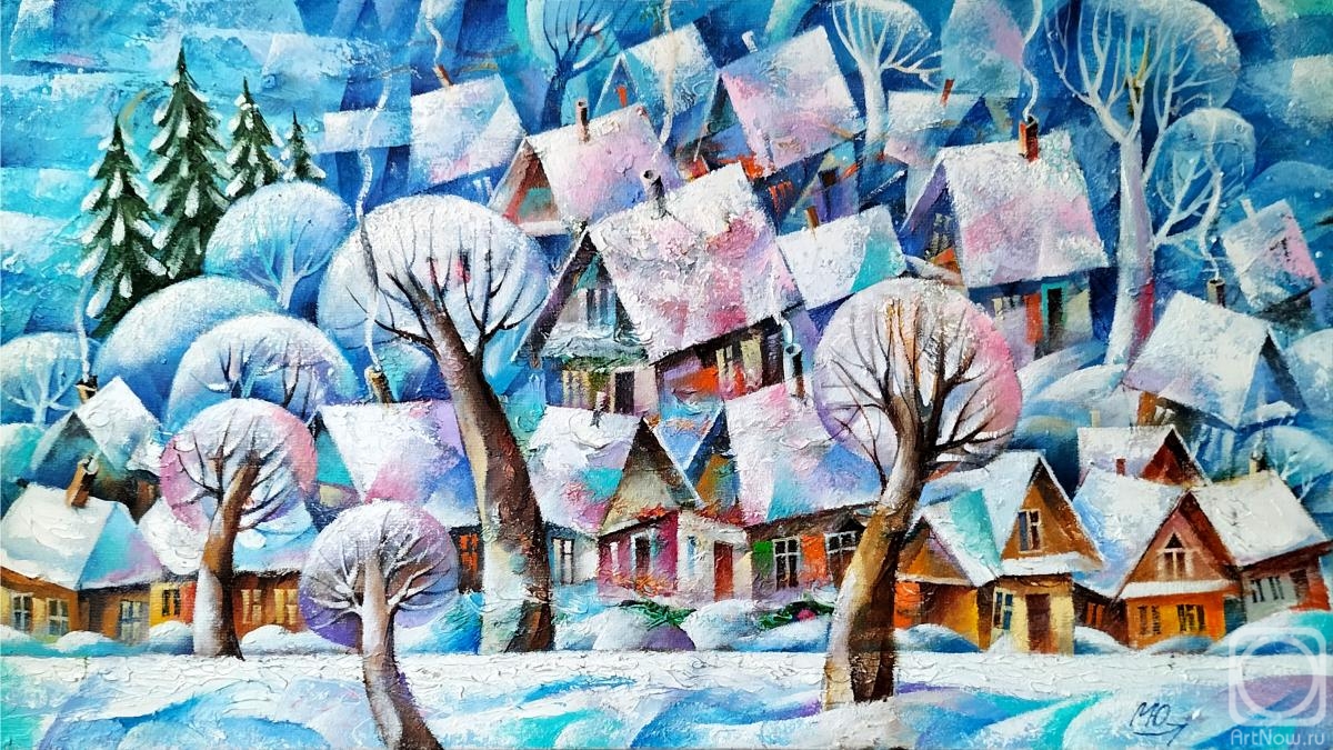 Юрий Мацик картины зима