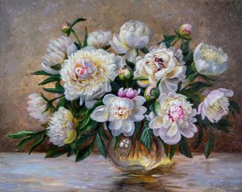 Bouquet of peonies. Ivanov Vladimir