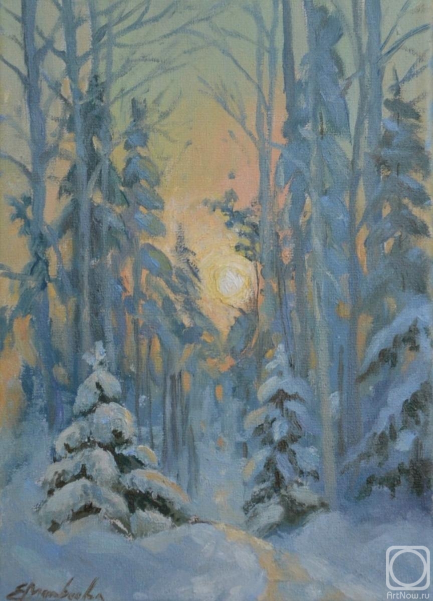 Matveeva Evgeniya. Winter sun
