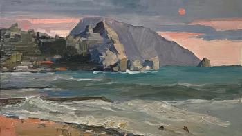 Ayu-Dag, Gurzuf, Dawn, sea, landscape, Crimean mountains. Klyuchnikov Andrey