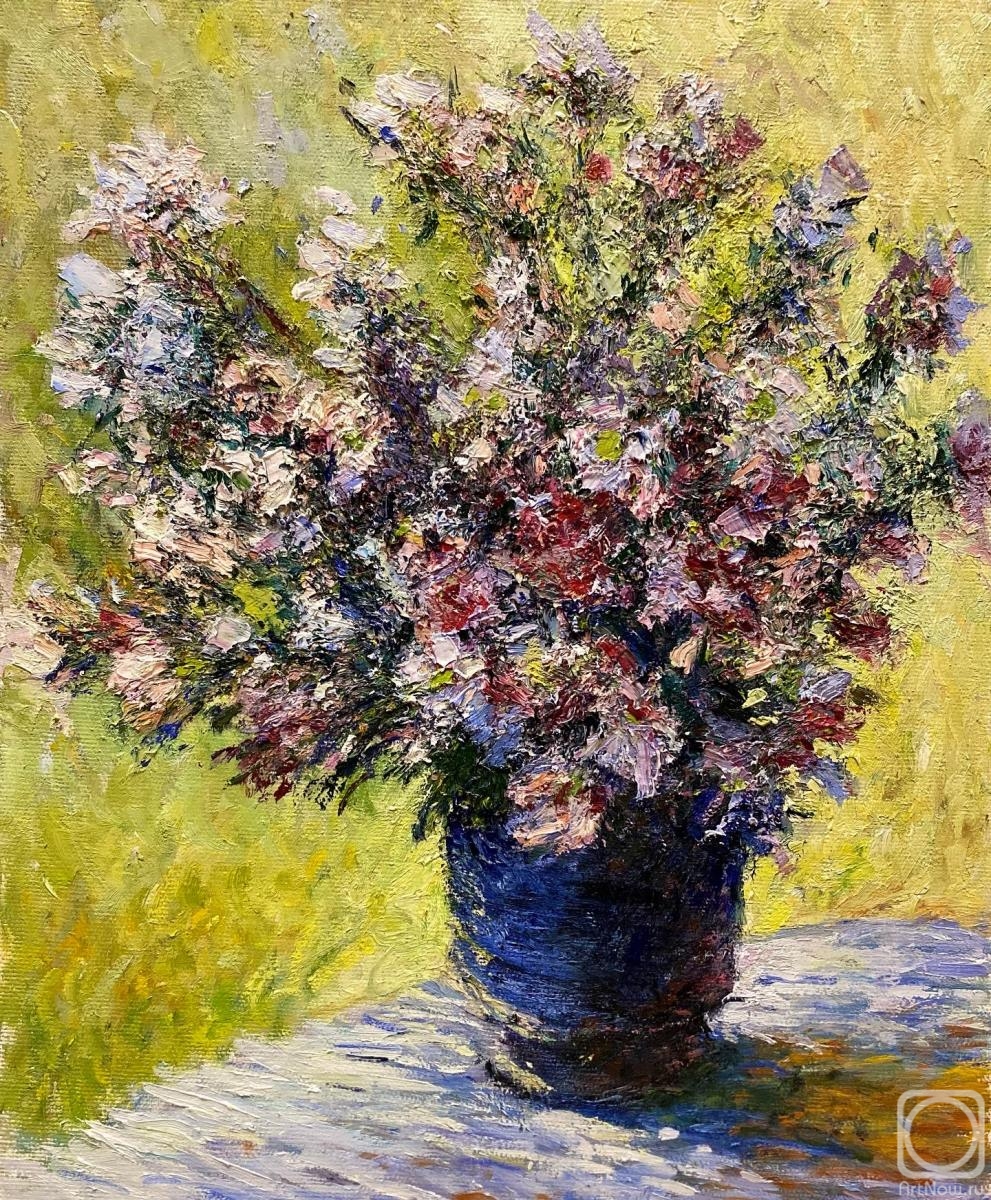 Voloshin Nikita. Bouquet of mallow flowers