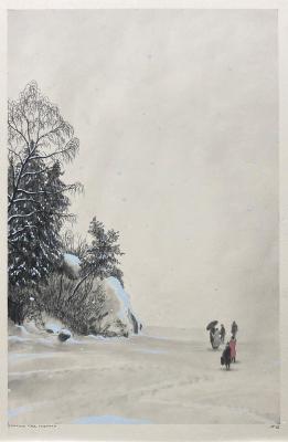 The Walk in the Snow. Monakhov Ruben