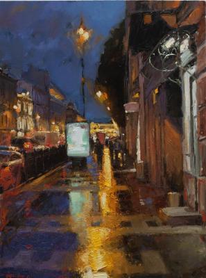 Evening Piter. Walk under the rain (  ). Burtsev Evgeny