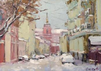 The charm of winter Moscow (Podkopaevsky lane)
