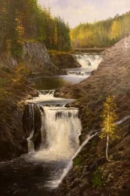 Waterfall Kivach (). Popova Irina