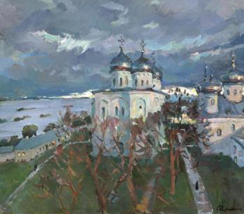 It's an anxious night. St. George's Monastery (George S Monastery). Sorokina Olga