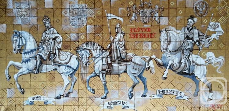 Chernetskaya Nataliya. Walk of 3 Czech kings