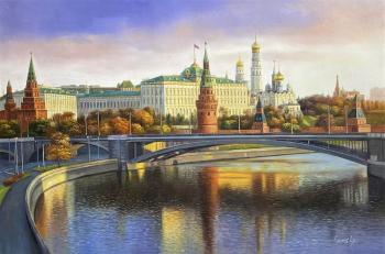 Early in the morning near the Kremlin (Landscape Moskva River). Kamskij Savelij