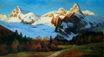 Alibek. Dawn (Snow-Capped Peaks). Khon Andrey