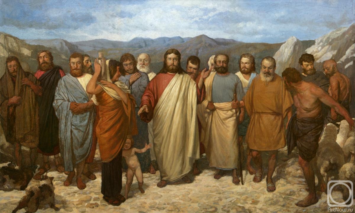 Mironov Andrey. Christ with His Disciples