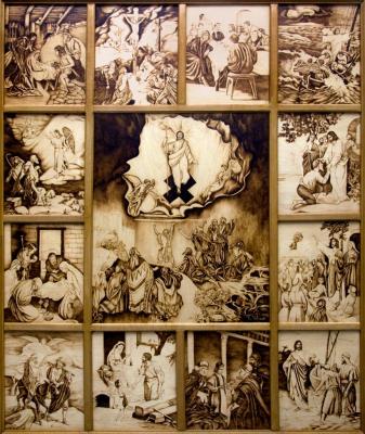 The Life of Jesus Christ (Plywood). Gaponov Sergey