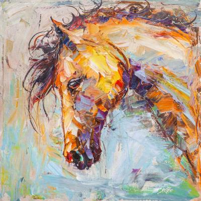 Portrait of a horse. Rodries Jose