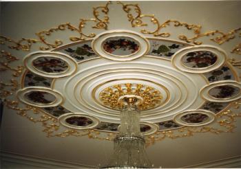 Picturesque plafond Restaurant "Prague". Vasiliev Viktor