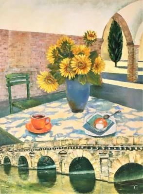 Remembering Rimini (Large Sunflowers). Gerasimova Natalia