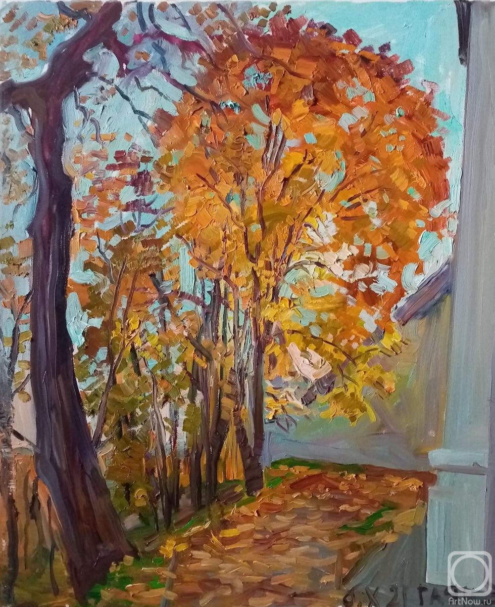 Dobrovolskaya Gayane. Zvenigorod, near the Savvino-Storozhevsky monastery, autumn