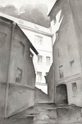 A little sun to every home (Courtyard in Tuchkov Lane)