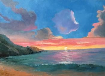 Sunset on the Sea. Gerasimova Natalia