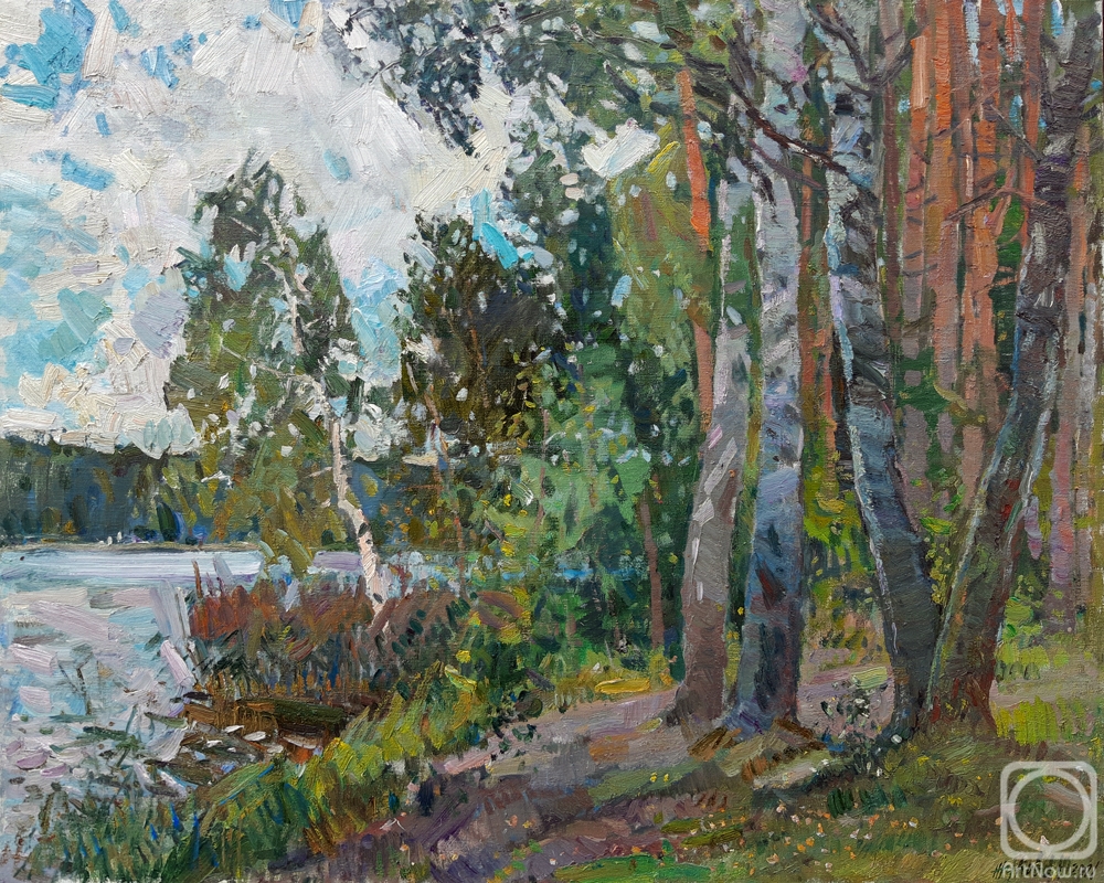 Zhukova Juliya. Forest lake. Belarus
