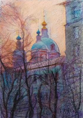 Painting Moscow, Pyatnitskaya, Klimentovsky. Dobrovolskaya Gayane