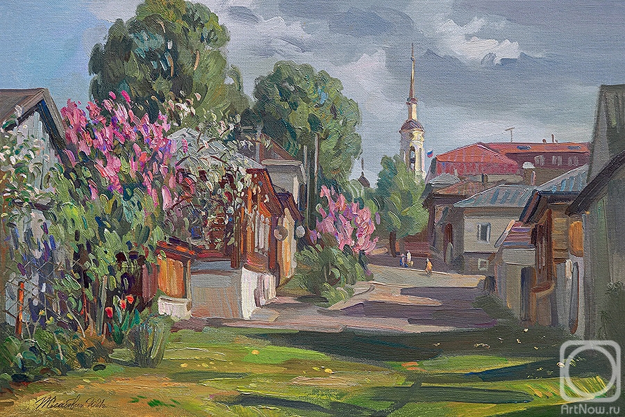 Zhlabovich Anatoly. Lilac on Sovetskaya street