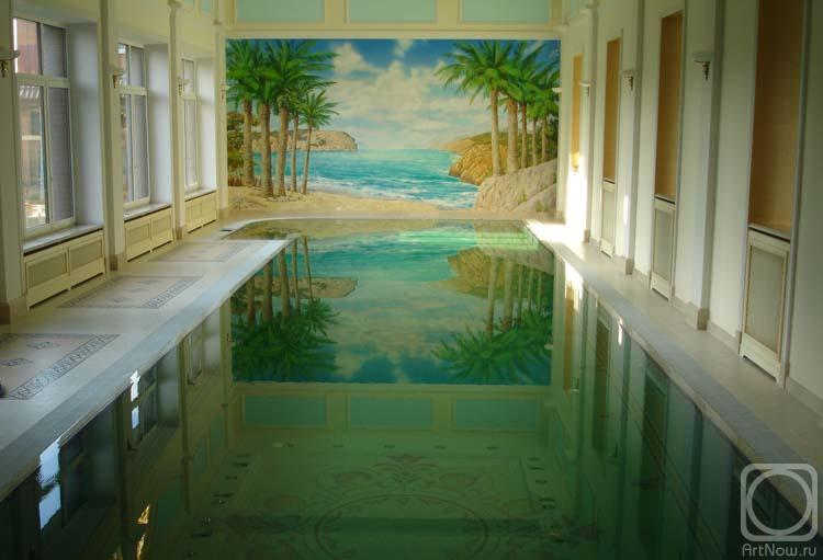 Kolesov Maxim. Painting in the pool