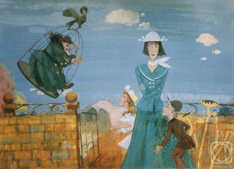 Kapralova Irina. Mary and the Children (Mary Poppins)