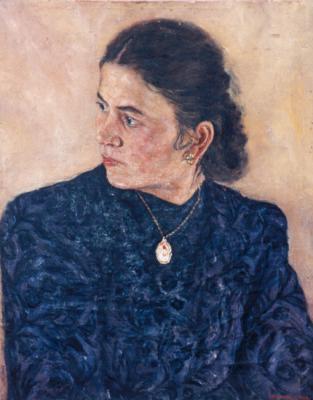 Wife's portrait. Panfilov Ivan