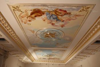 Ceiling painting on a mythological theme. Vasiliev Viktor