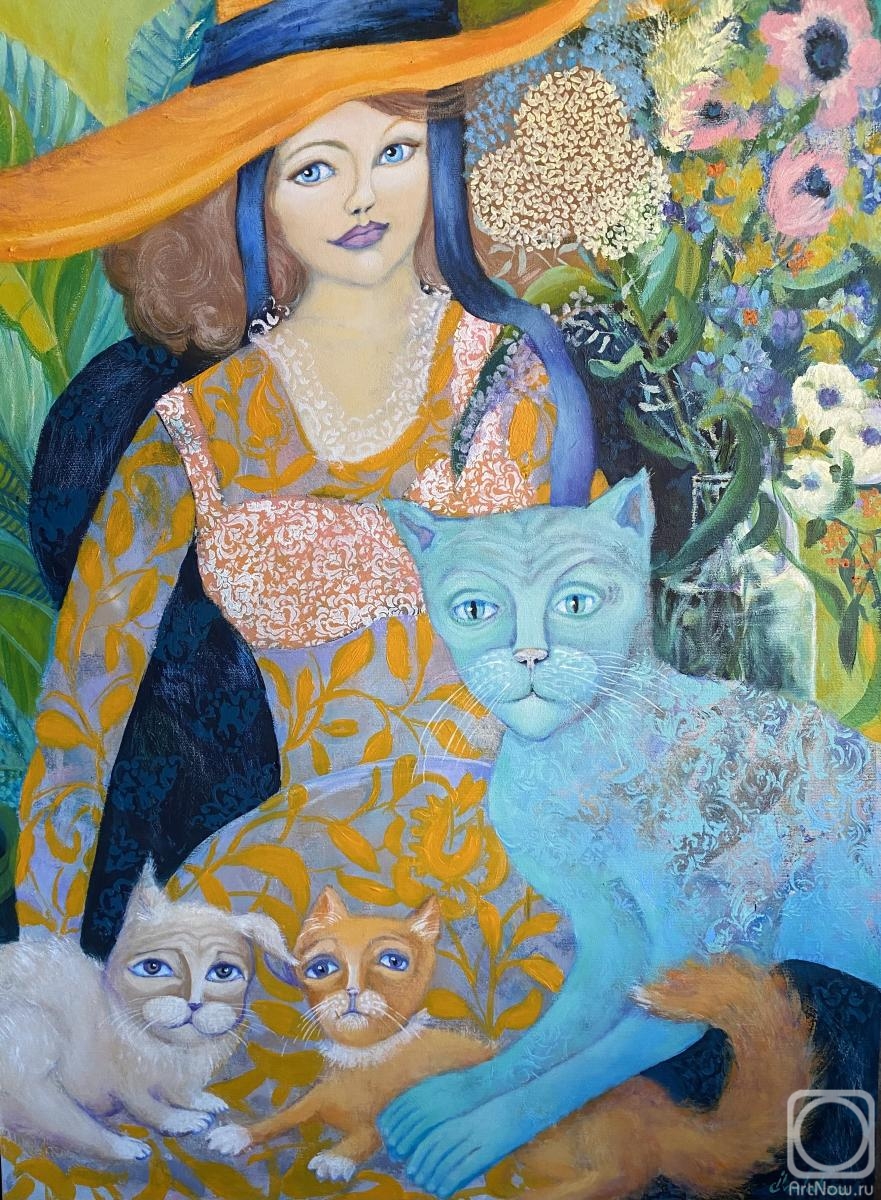 Ivanova Julia. Alice and cat