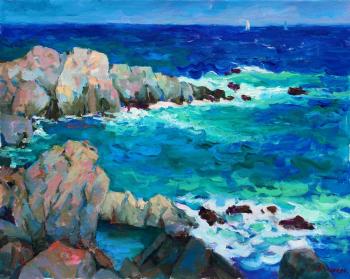 Rocks and the Sea (). Kolobova Margarita