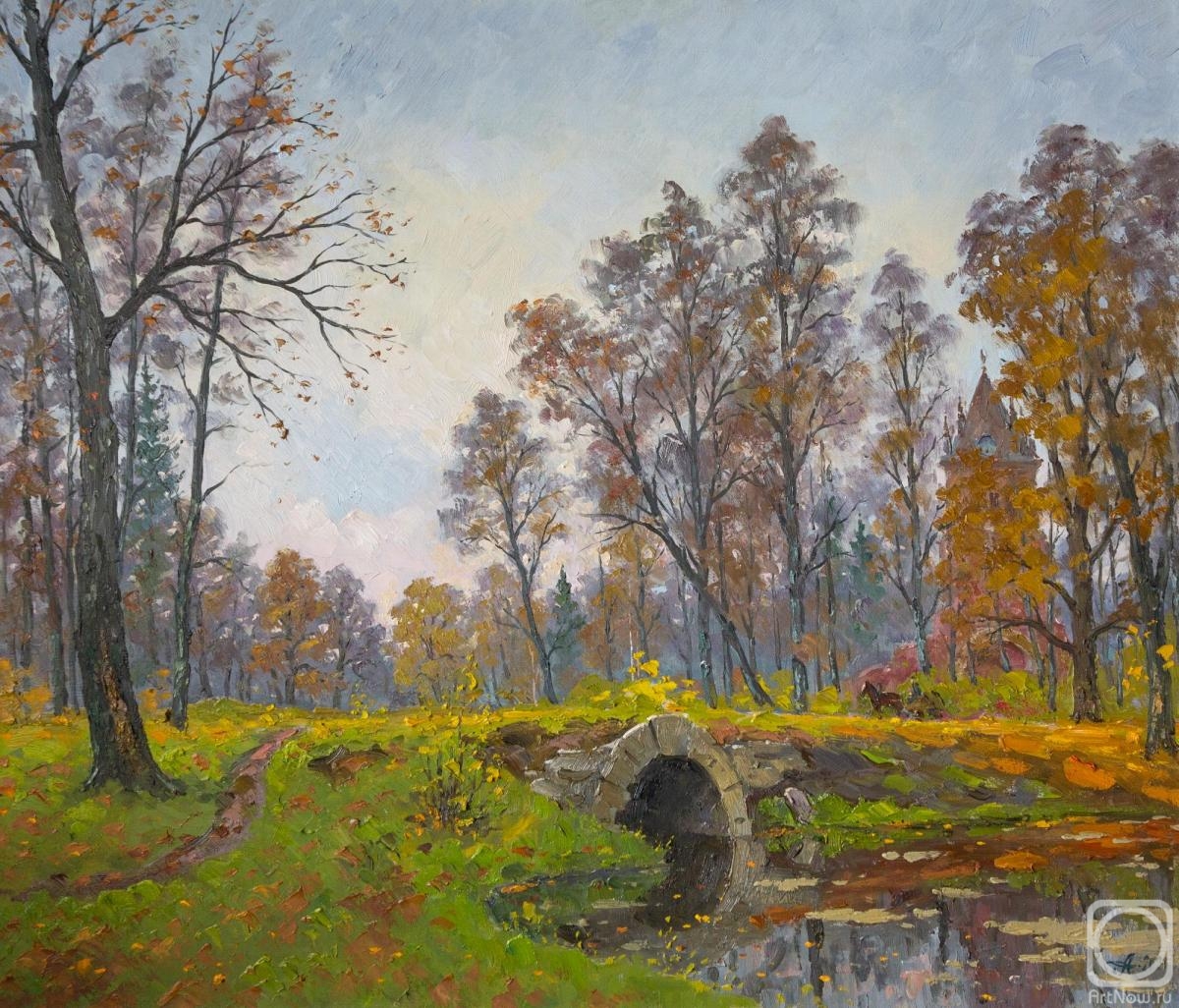 Alexandrovsky Alexander. Tsarskoye Selo. Autumn. Chapelle