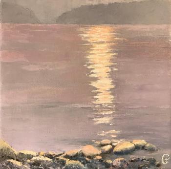 White Night on the Bay (Work Art On Canvas). Gerasimova Natalia