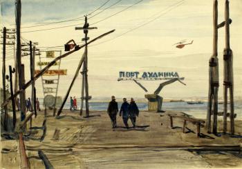 Port of Dudinka (Russia Soviet Period). Bulgakov Grigory