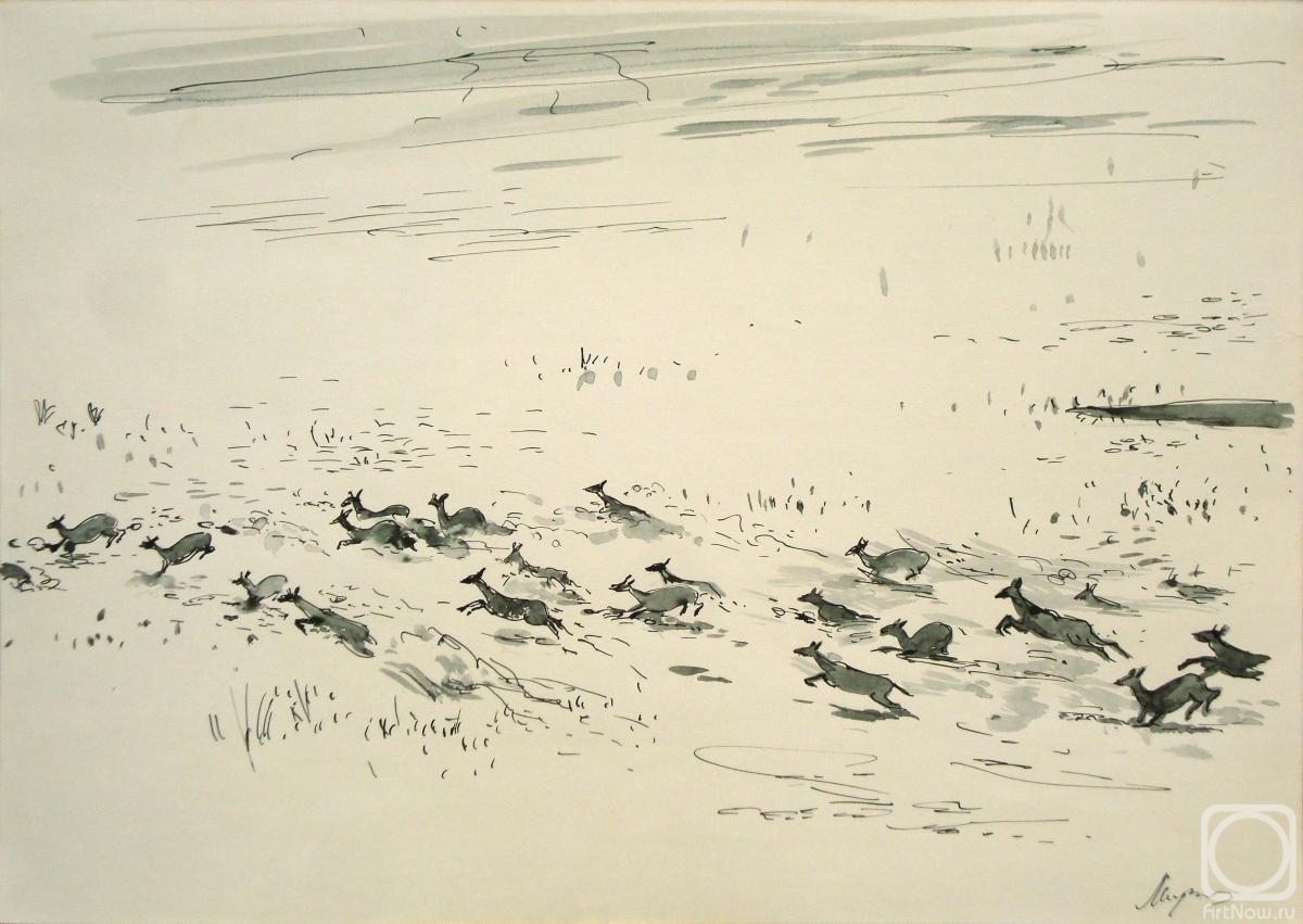 Miroshnikov Dmitriy. Graphic sheet 37