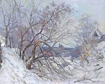 Snow-covered Borovsk. Zhlabovich Anatoly