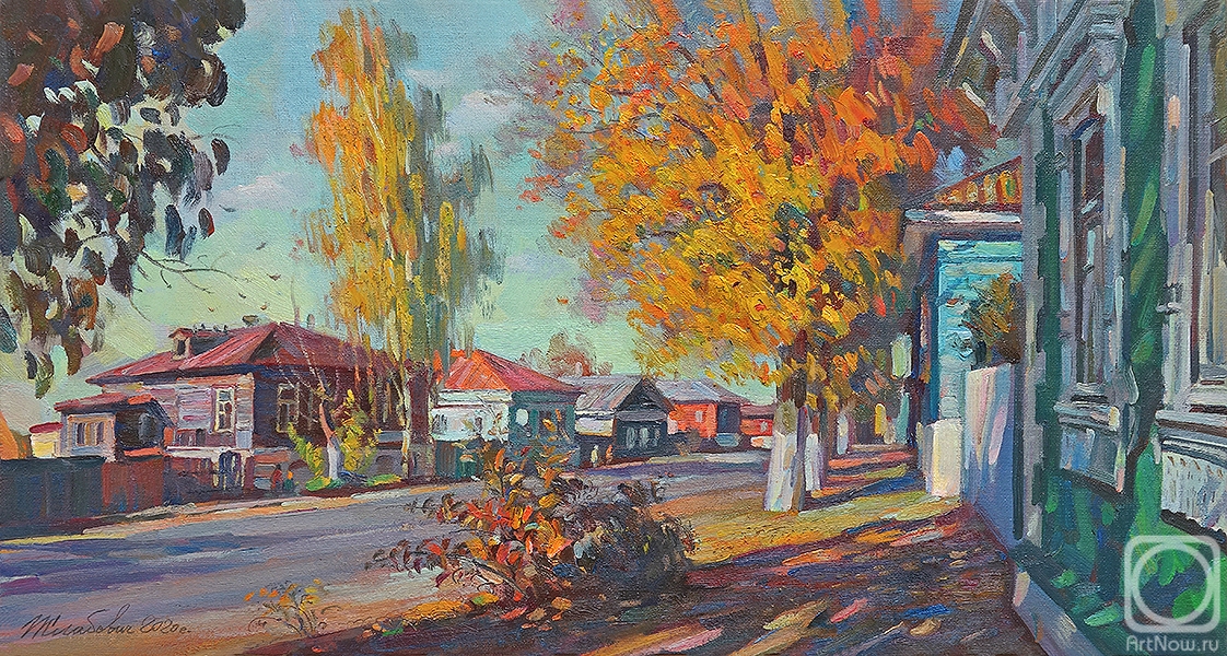 Zhlabovich Anatoly. Golden autumn on Kaluzhskaya Street