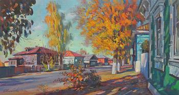 Golden autumn on Kaluzhskaya Street. Zhlabovich Anatoly