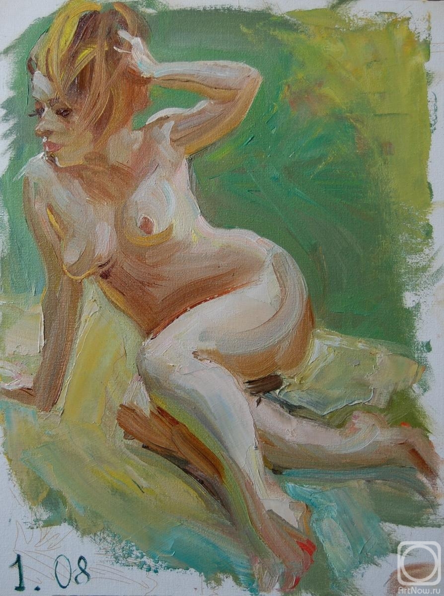 Dobrovolskaya Gayane. Naked girl in the forest